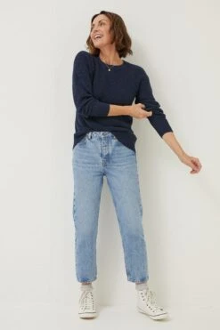 FatFace Blue Carly Jumper 10 FatFace Blue Carly Jumper -Fat Face Shop D57837s3