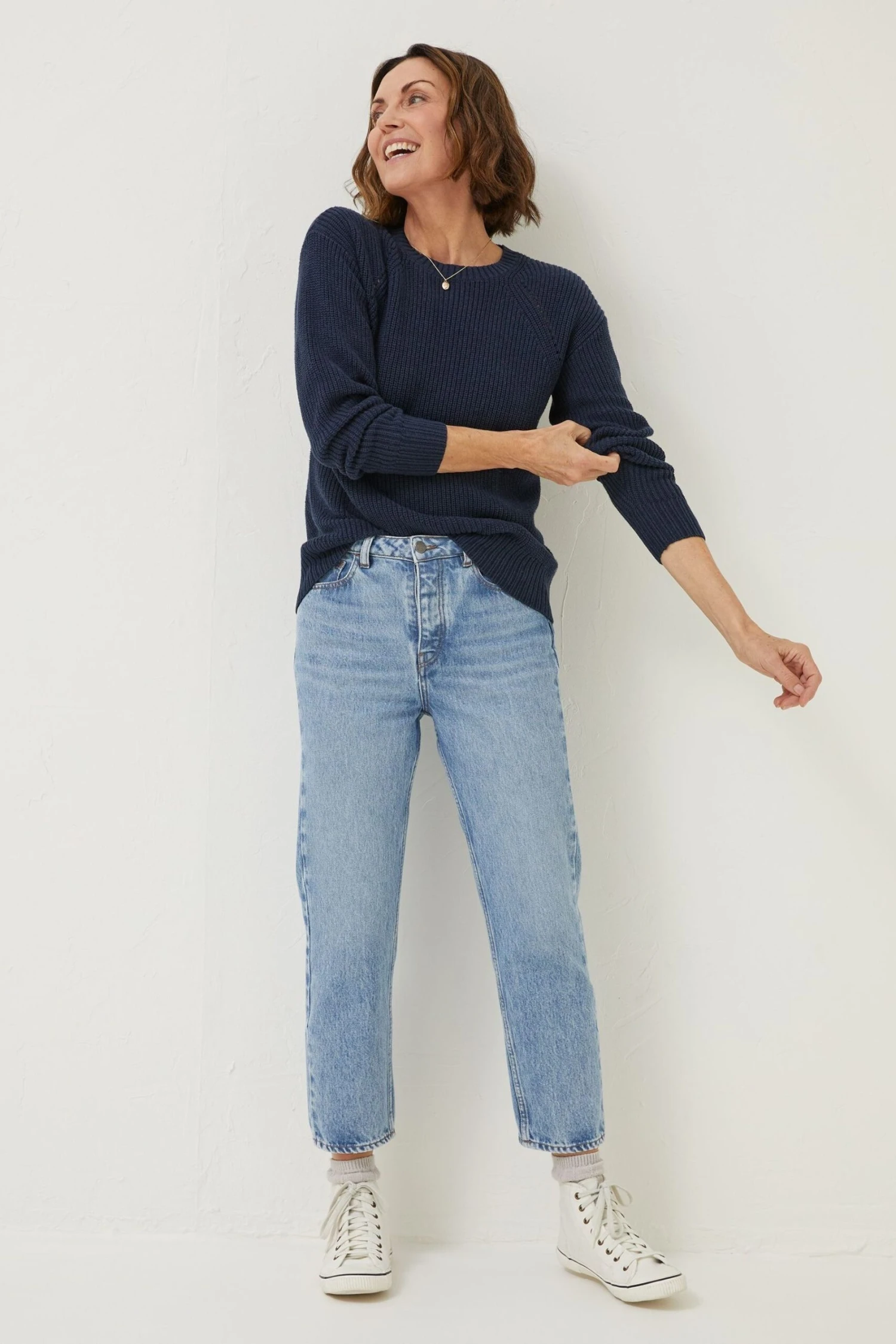 FatFace Blue Carly Jumper 5 FatFace Blue Carly Jumper - Image 3