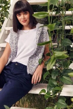 FatFace Blue Carly Twist Jumper -Fat Face Shop D57843s7