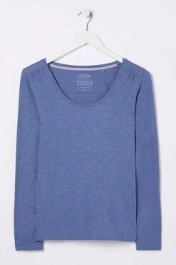 FatFace Blue Persia Organic Cotton T-Shirt 9 FatFace Blue Persia Organic Cotton T-Shirt -Fat Face Shop D57867s4