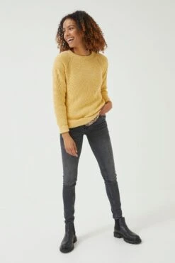 FatFace Yellow Carly Jumper