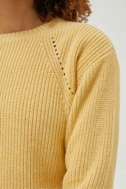 FatFace Yellow Carly Jumper 9 FatFace Yellow Carly Jumper -Fat Face Shop D57872s4