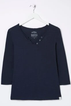 FatFace Blue Porter Organic Cotton T-Shirt -Fat Face Shop D57878s7