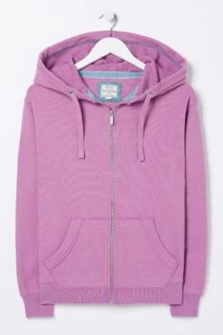 FatFace Pink Amy Zip Through Hoodie 9 FatFace Pink Amy Zip Through Hoodie -Fat Face Shop D58 033s4