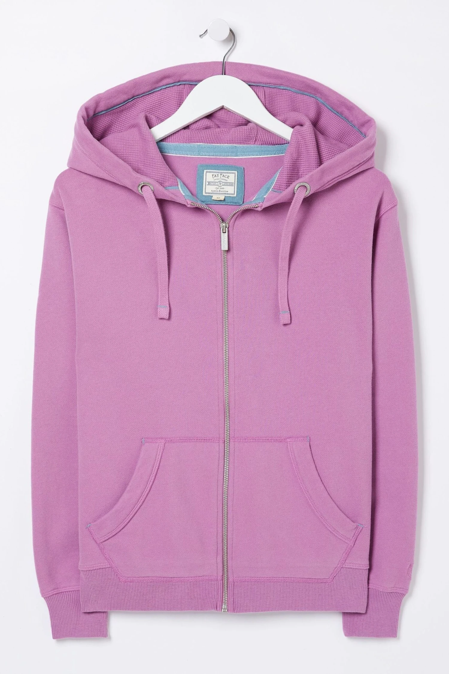 FatFace Pink Amy Zip Through Hoodie 6 FatFace Pink Amy Zip Through Hoodie - Image 4