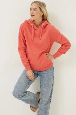 FatFace Orange Izzy Overhead Hoodie