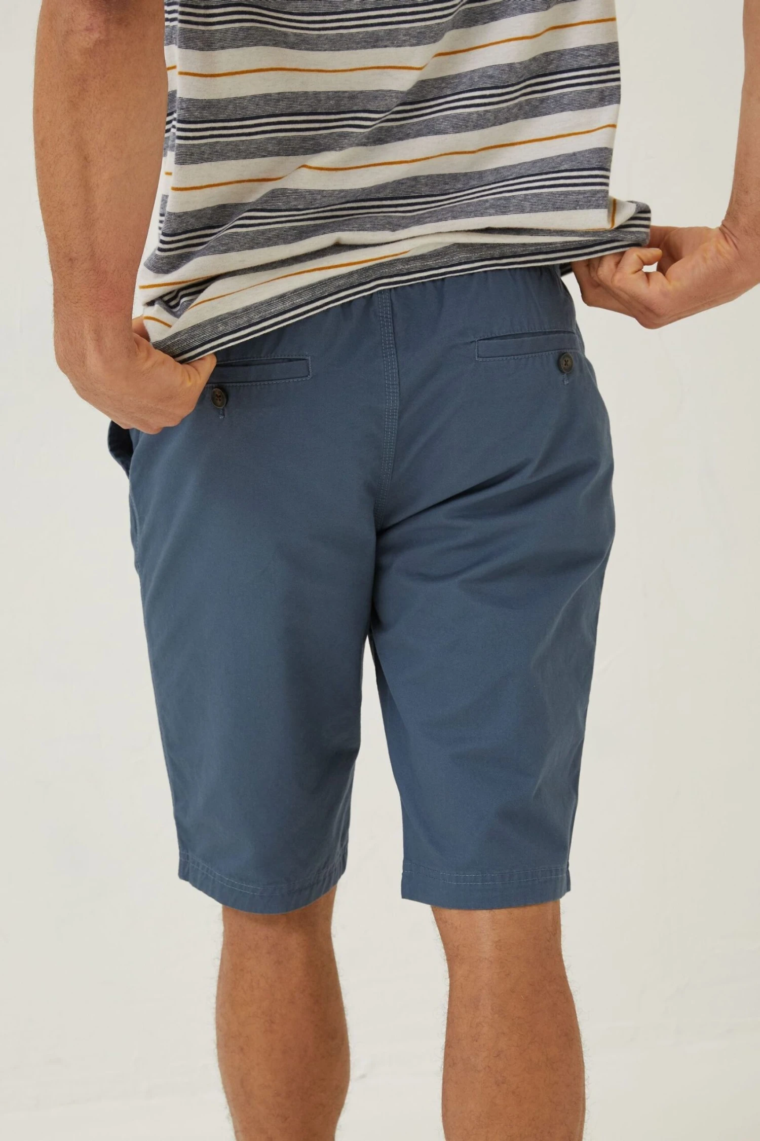 FatFace Blue Seaton Pull On Shorts 4 FatFace Blue Seaton Pull On Shorts - Image 2