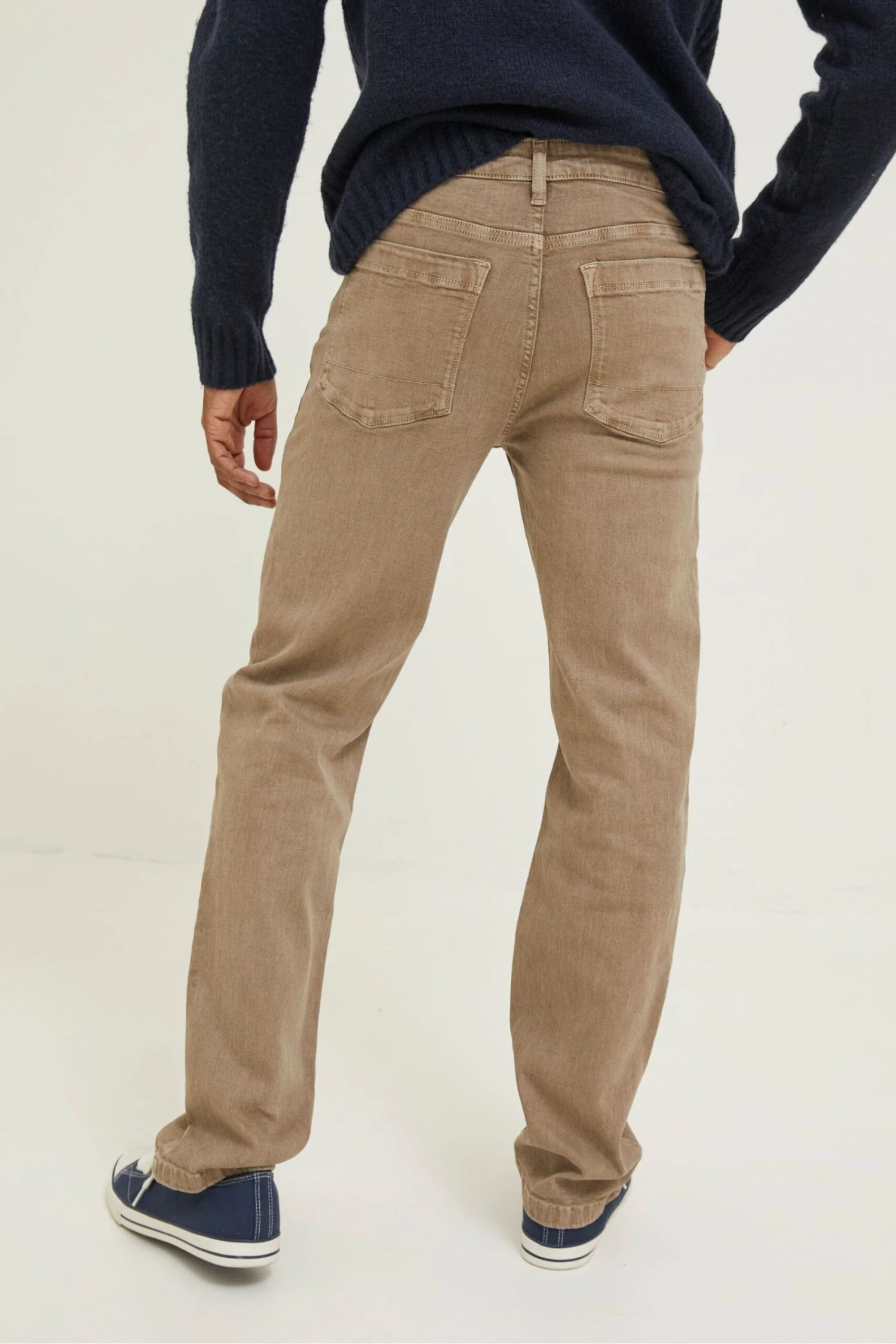 FatFace Natural Straight Five Pocket Jeans 4 FatFace Natural Straight Five Pocket Jeans - Image 2