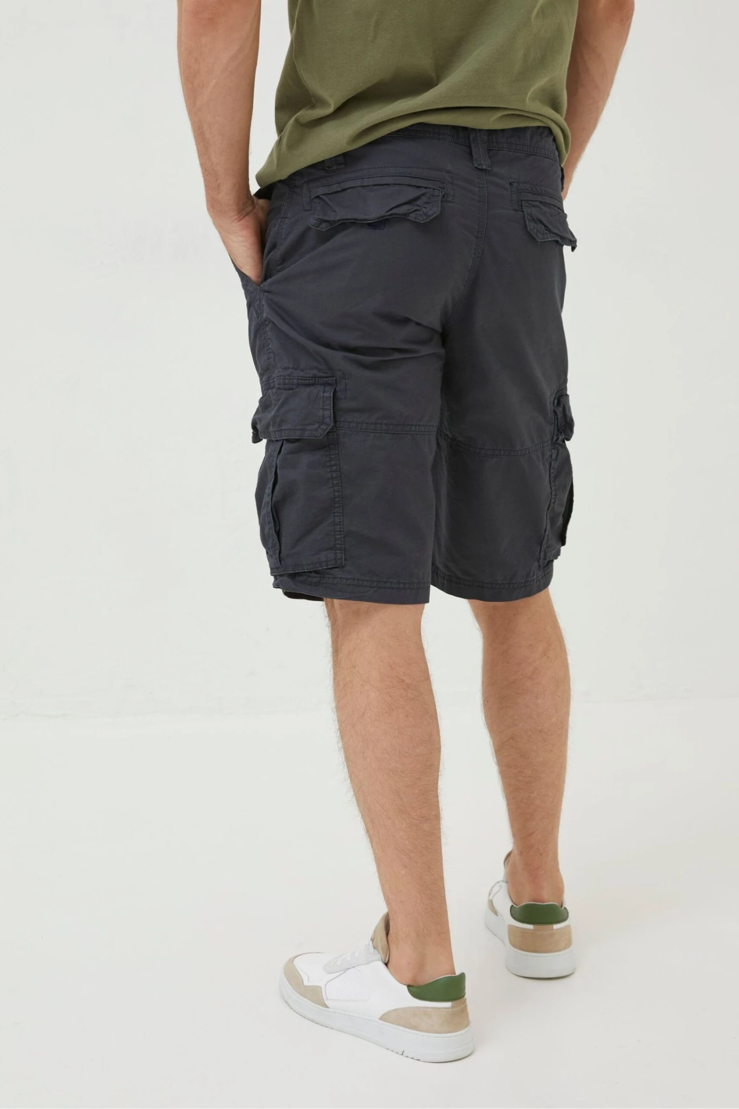 FatFace Blue Bude Lightweight Cargo Shorts 3 FatFace Blue Bude Lightweight Cargo Shorts - Image 2