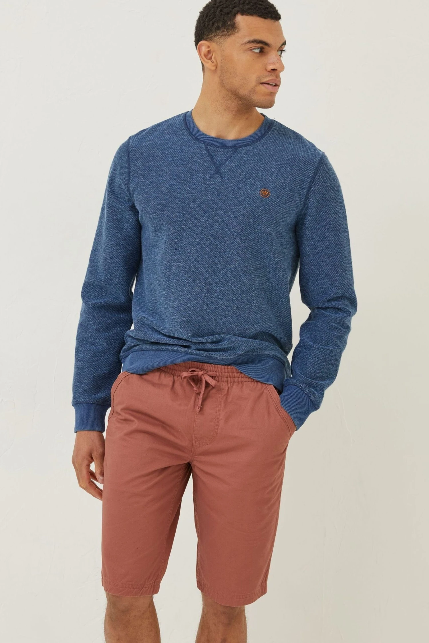 FatFace Orange Seaton Pull On Shorts 3 FatFace Orange Seaton Pull On Shorts