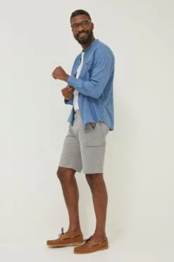 FatFace Grey Cowes Utility Shorts -Fat Face Shop D59863s3
