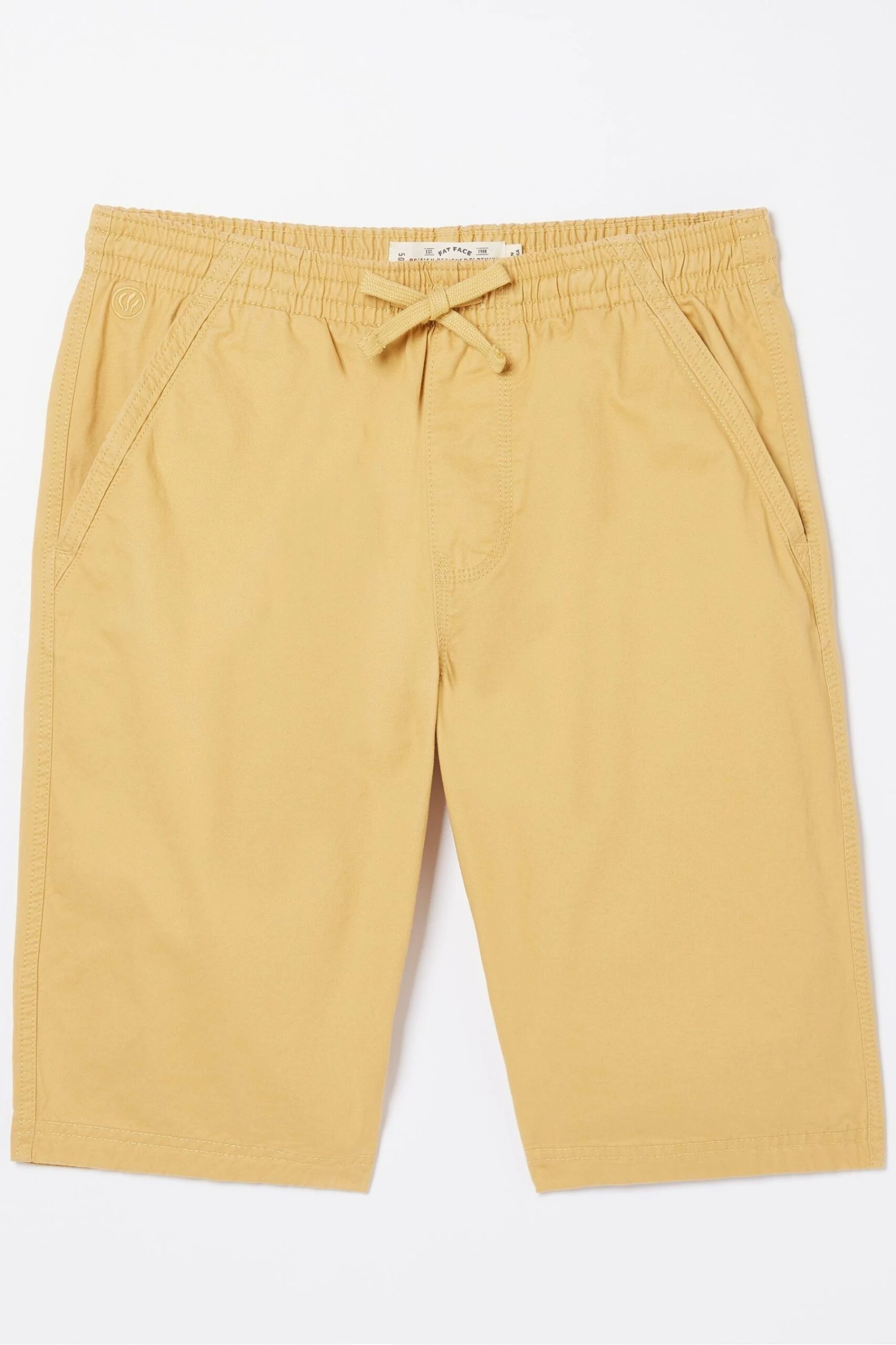 FatFace Yellow Seaton Pull On Shorts 6 FatFace Yellow Seaton Pull On Shorts - Image 4