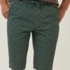 FatFace Green Seaton Tile Print Shorts