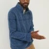 FatFace Blue Half Neck Sweatshirt 2 FatFace Blue Half Neck Sweatshirt -Fat Face Shop D60 946s
