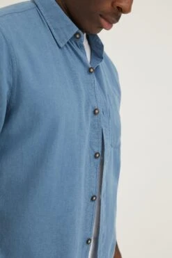 FatFace Blue Bugle Shirt -Fat Face Shop D60 970s4