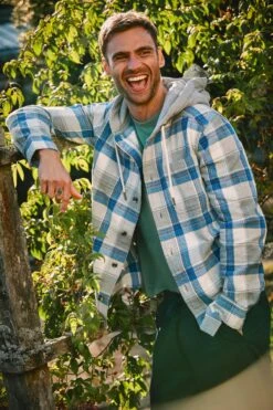 FatFace Grey Check Overshirt -Fat Face Shop D60 986s3