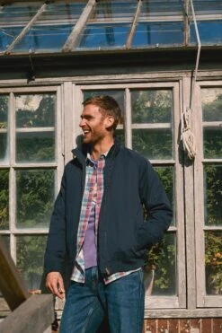 FatFace Blue Harrington Jacket