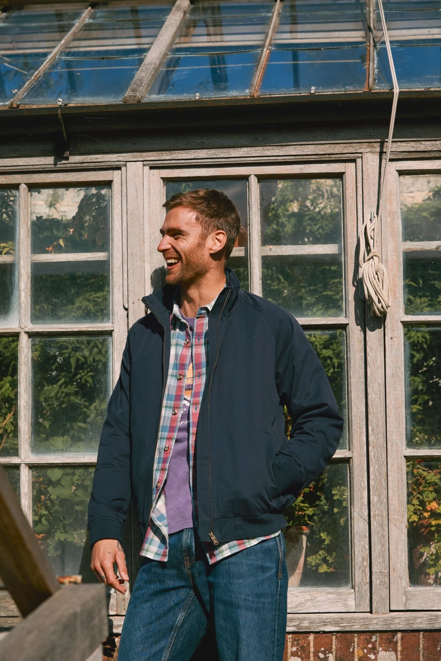 FatFace Blue Harrington Jacket 3 FatFace Blue Harrington Jacket