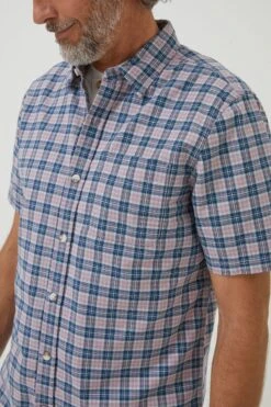 FatFace Purple Galston Check Shirt -Fat Face Shop D60967s4