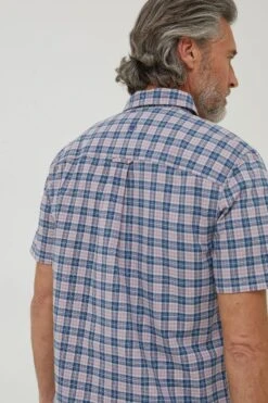 FatFace Purple Galston Check Shirt -Fat Face Shop D60967s5