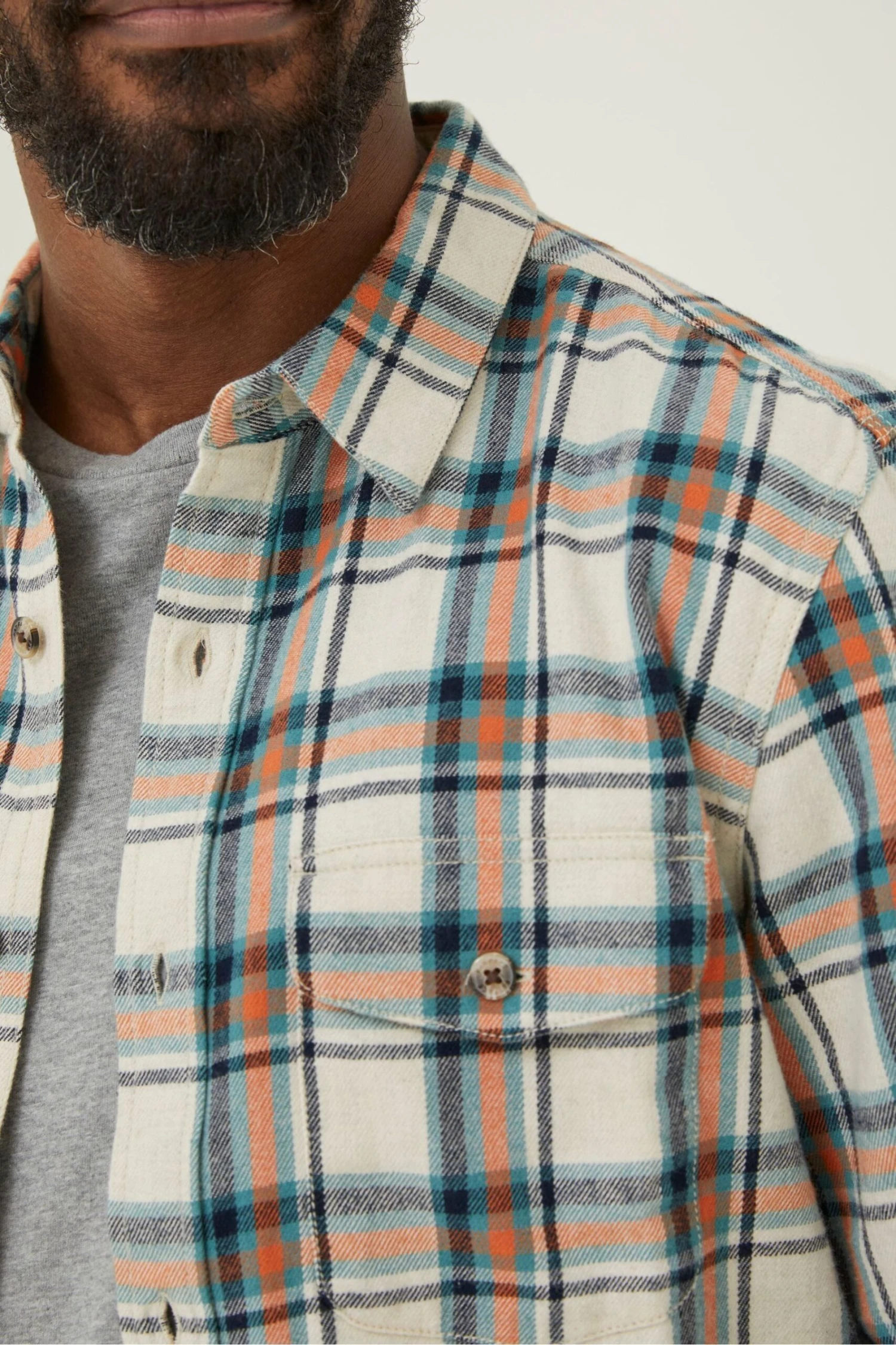 FatFace Natural Check Shirt 8 FatFace Natural Check Shirt - Image 6
