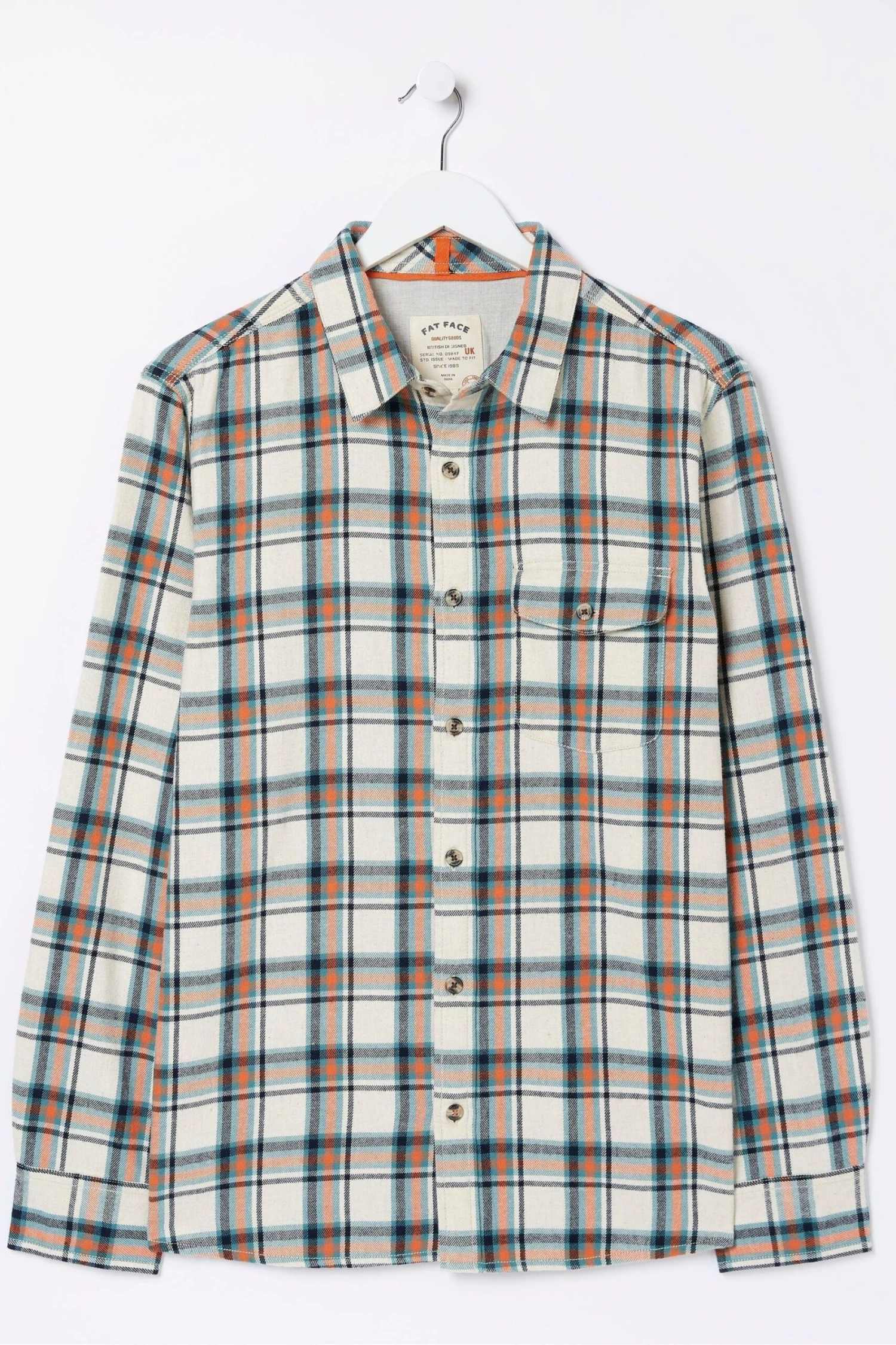 FatFace Natural Check Shirt 10 FatFace Natural Check Shirt - Image 8