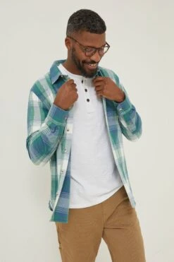 FatFace Blue Check Shirt