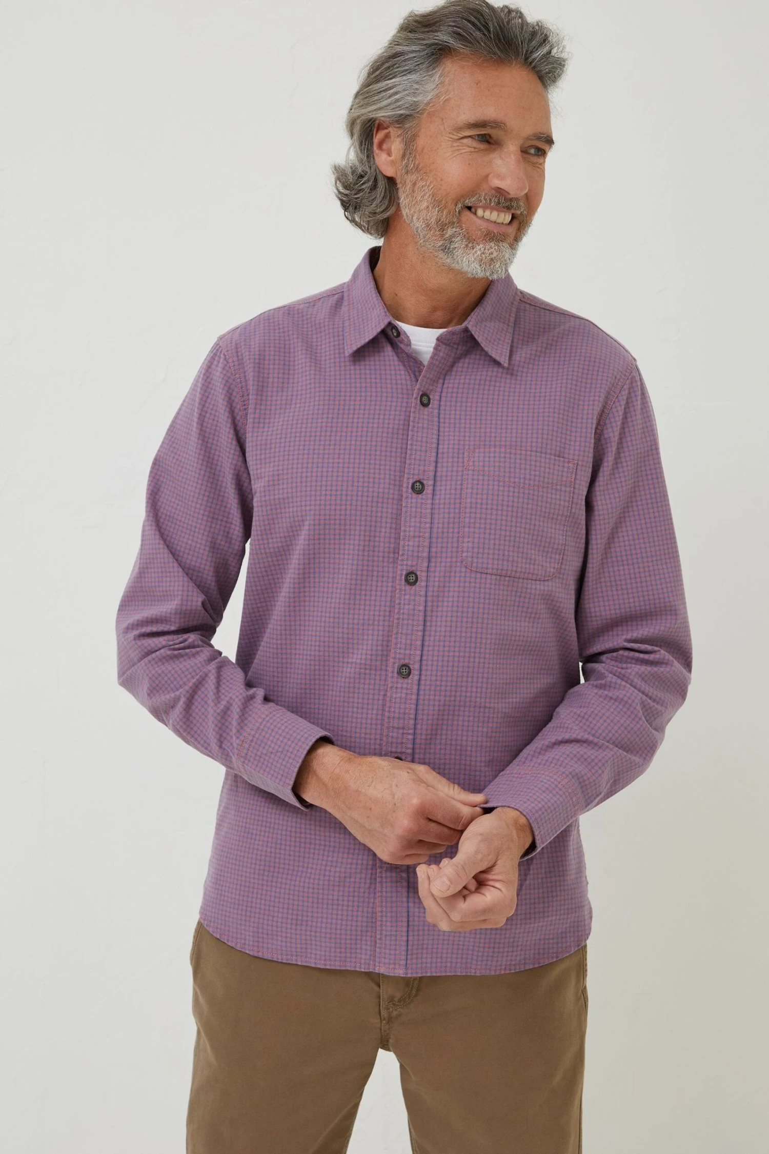 FatFace Pink Gower Gingham Shirt 3 FatFace Pink Gower Gingham Shirt