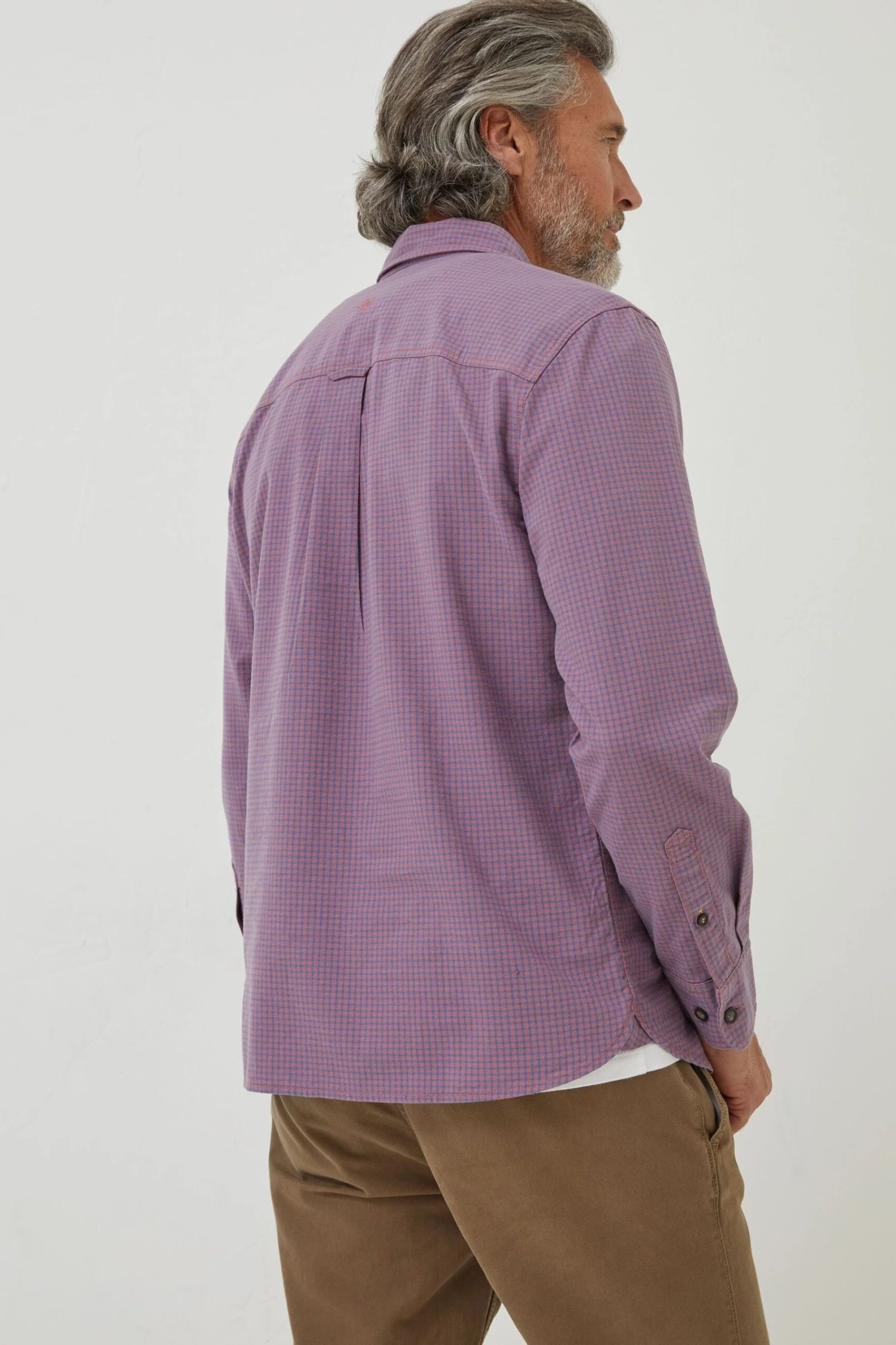 FatFace Pink Gower Gingham Shirt 4 FatFace Pink Gower Gingham Shirt - Image 2
