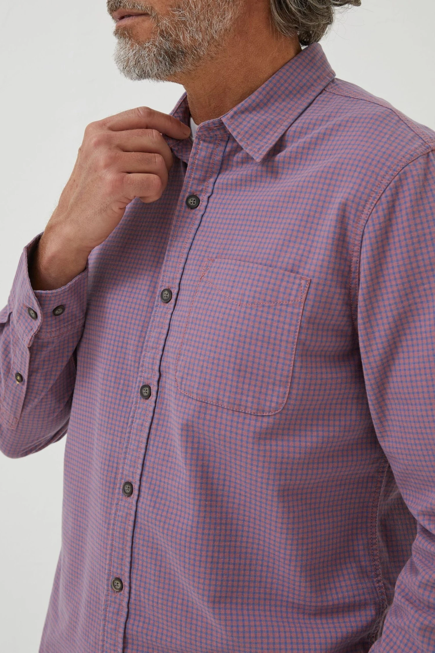 FatFace Pink Gower Gingham Shirt 6 FatFace Pink Gower Gingham Shirt - Image 4