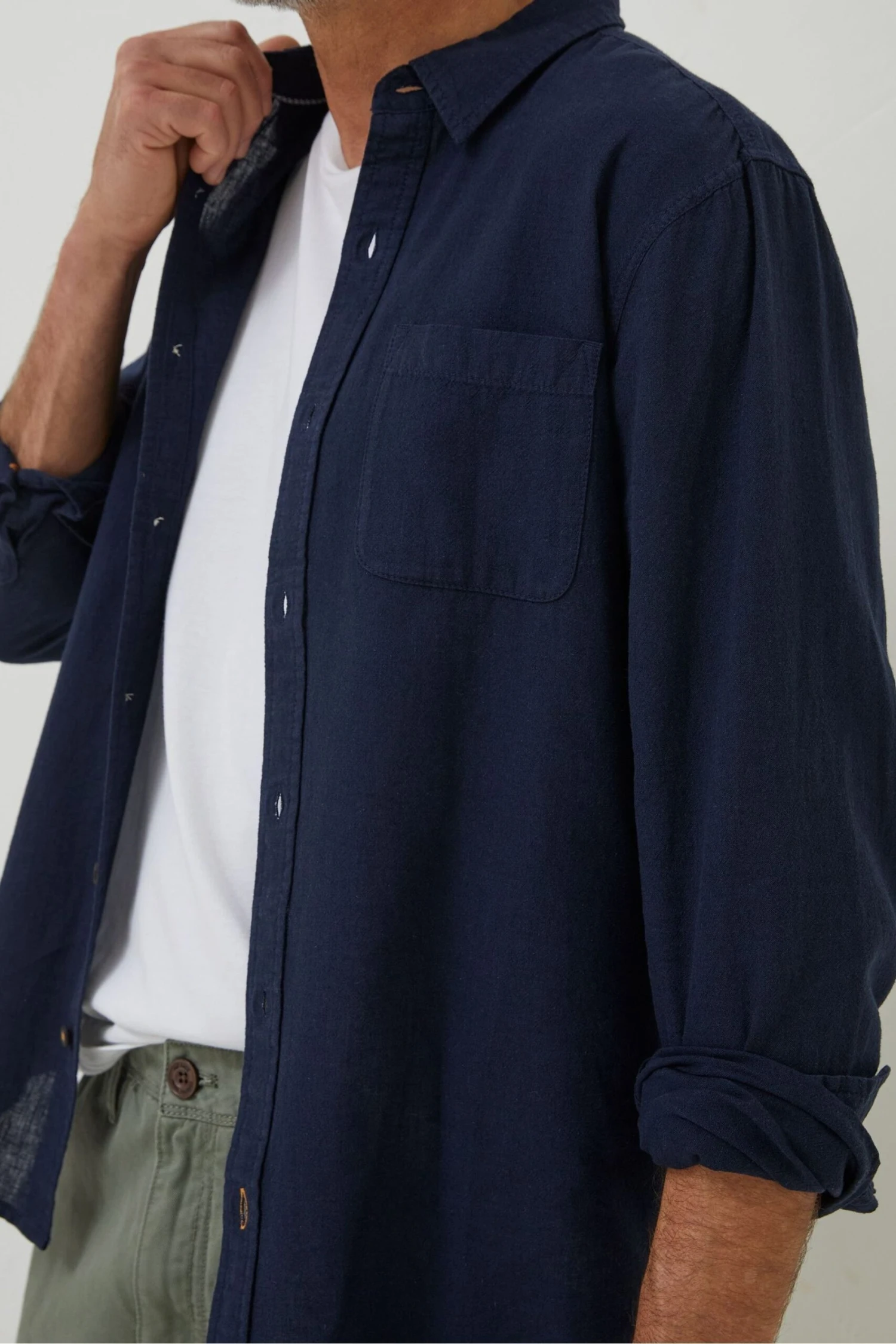 FatFace Blue Bugle Shirt 5 FatFace Blue Bugle Shirt - Image 3