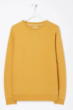 FatFace Yellow Emsworth Sweatshirt -Fat Face Shop D61 019s7
