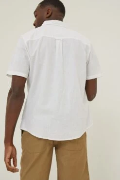 FatFace Bugle White Cotton Shirt -Fat Face Shop D61 029s2