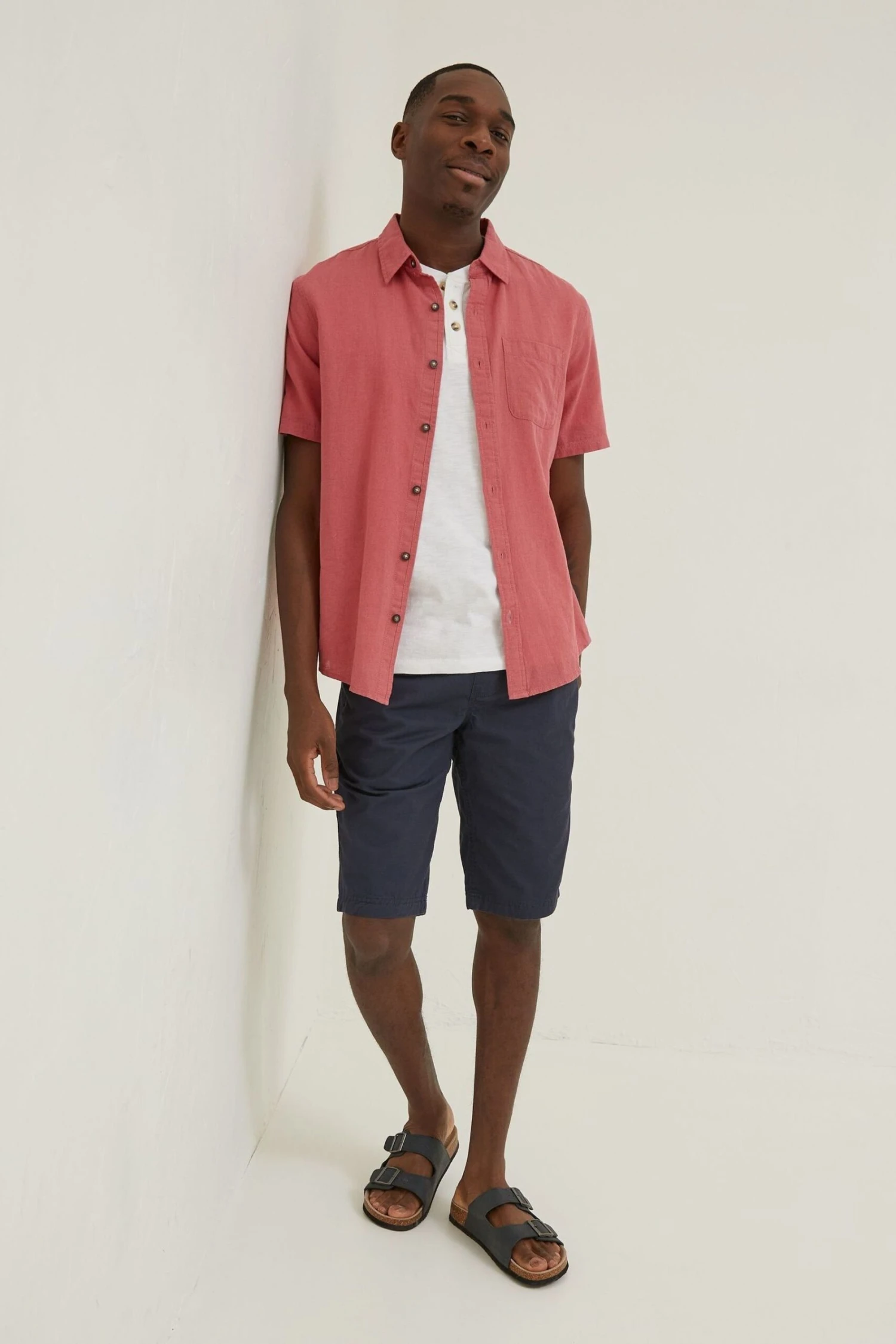 FatFace Pink Bugle Shirt 3 FatFace Pink Bugle Shirt