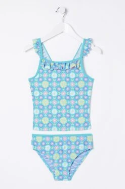 FatFace Blue Floral Tankini Set -Fat Face Shop D61 409s4
