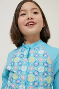 FatFace Blue Floral Swimsuit -Fat Face Shop D61 410s3