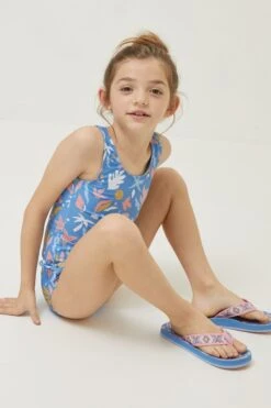 FatFace Blue Sea Scape Tankini Set 9 FatFace Blue Sea Scape Tankini Set -Fat Face Shop D61 412s3