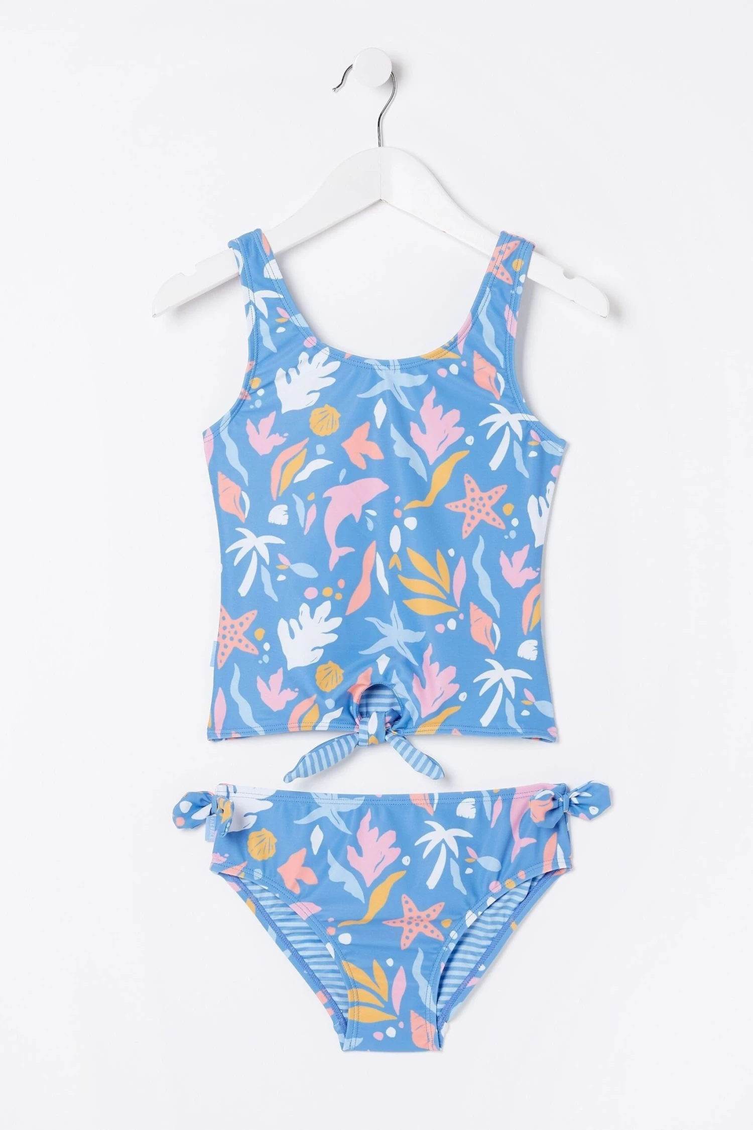FatFace Blue Sea Scape Tankini Set 7 FatFace Blue Sea Scape Tankini Set - Image 5