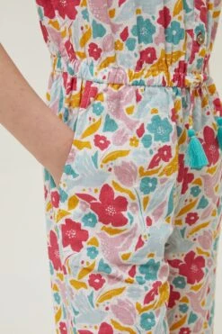 FatFace Red Blooms Jumpsuit -Fat Face Shop D61 424s4