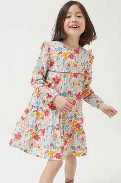 FatFace Red Grace Blooms Dress