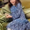 FatFace Blue Grace Print Dress -Fat Face Shop D61 433s