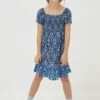 FatFace Blue Adeline Print Dress -Fat Face Shop D61 434s
