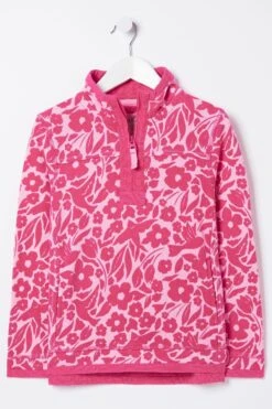 FatFace Red Airlie Bright Blooms Sweatshirt