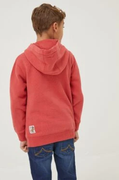 FatFace Red Lets Roll Dino Hoodie -Fat Face Shop D61 454s8