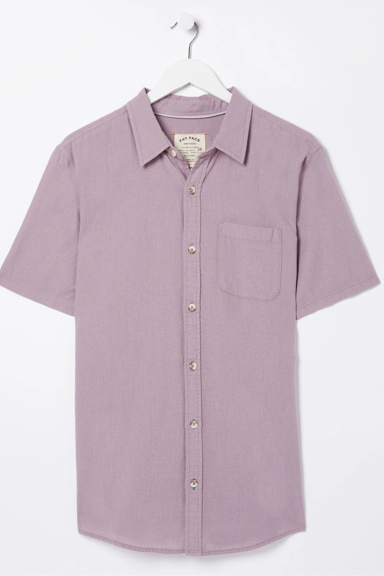FatFace Purple Bugle Shirt 6 FatFace Purple Bugle Shirt - Image 4
