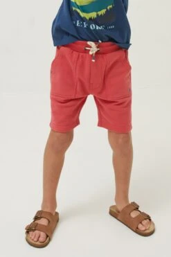 FatFace Red Eddie Sweat Shorts