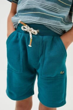 FatFace Green Eddie Sweat Shorts -Fat Face Shop D61416s3