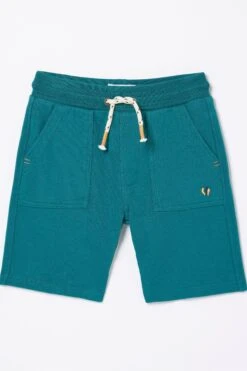 FatFace Green Eddie Sweat Shorts -Fat Face Shop D61416s5