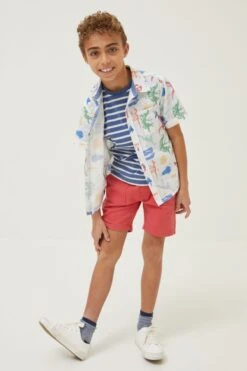 FatFace Natural Printed Shirt