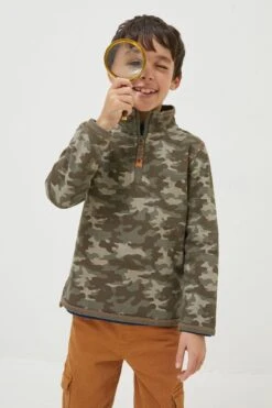 FatFace Green Bude Sweatshirt